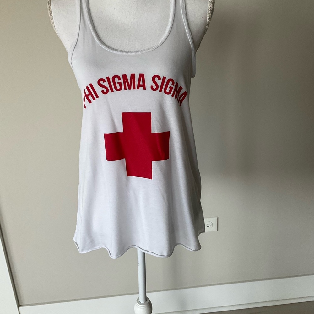 Sorority Bella Canvas White Tank Top
